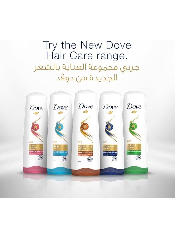 دوف شامبو دوف للعناية بالزيوت المغذية، عناية مغذية لشعر أكثر نعومة بنسبة تصل إلى 100%، 400 مل + بلسم، 320 مل - Image 5